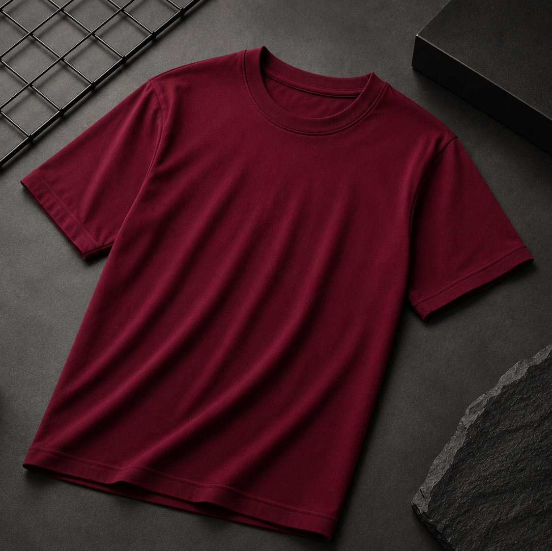 Over-Sized T- Shirt Mahroon