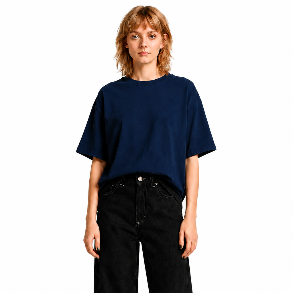 Over-Sized T-Shirt Blue