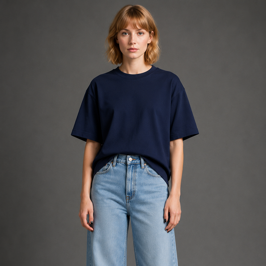 Over-Sized T-Shirt Blue
