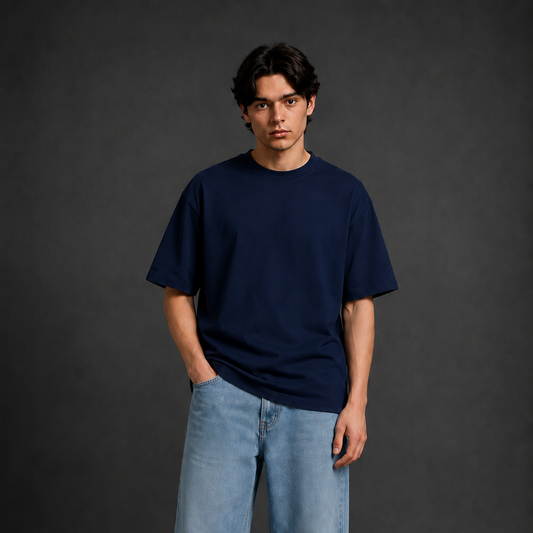 Over-Sized T-Shirt Blue